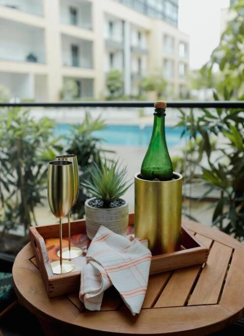 Enjoy Luxury Studio W/Pool @Embassy Gardens Acra Exterior foto